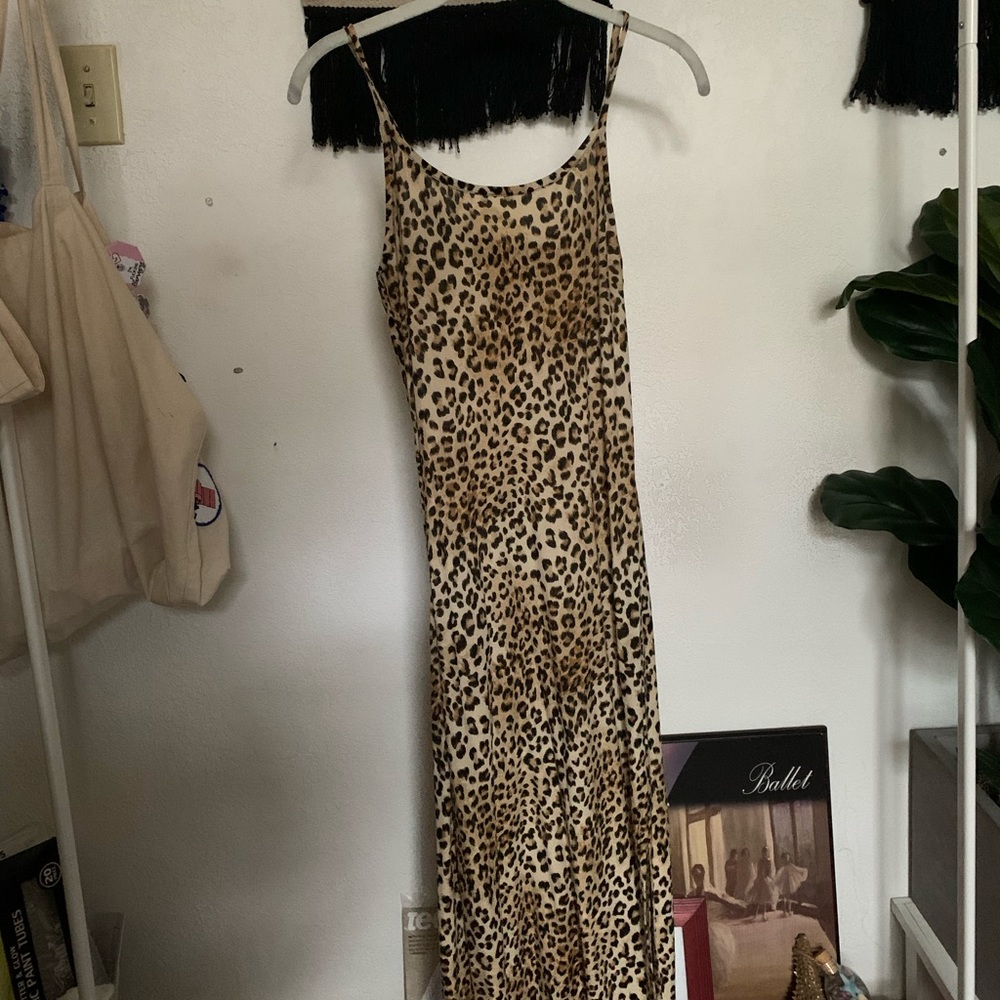 Fitted printed dress